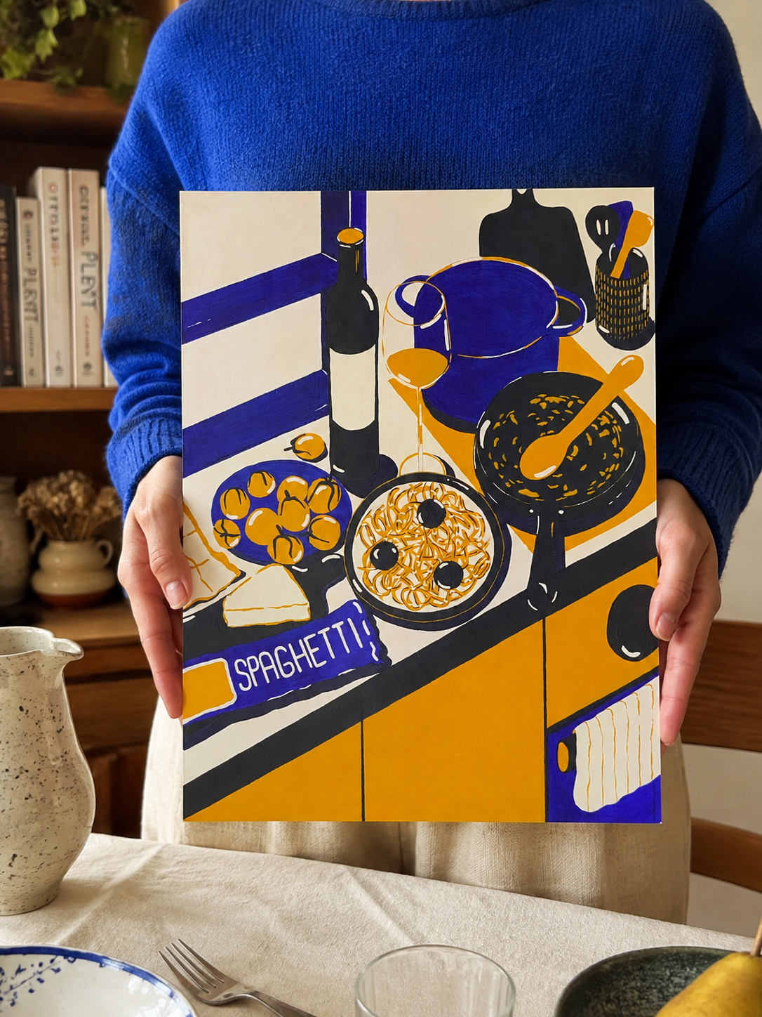 Cooking Dinner Art Print