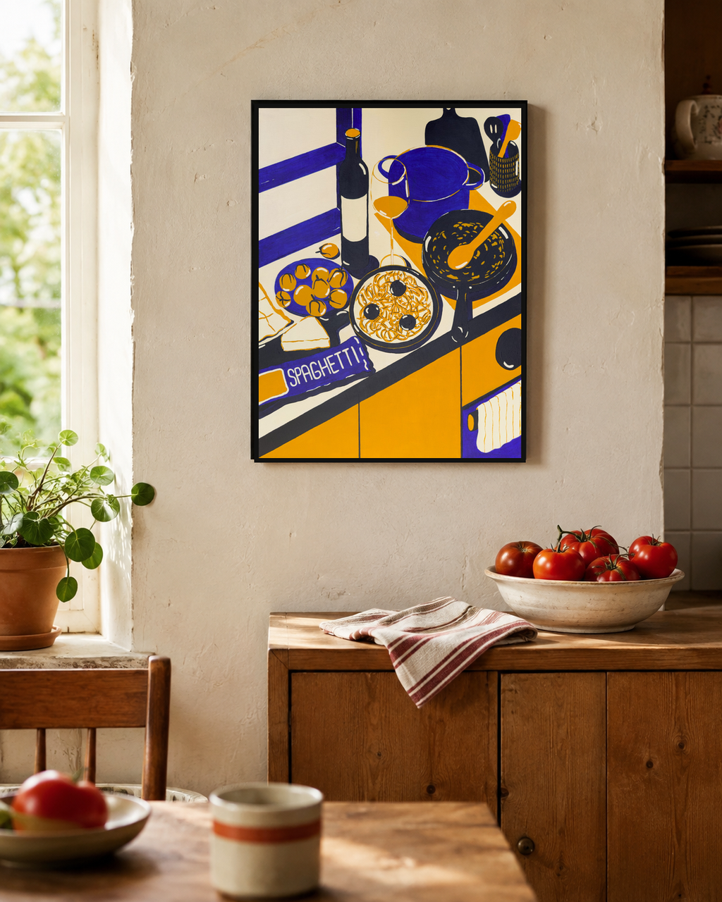 Cooking Dinner Art Print