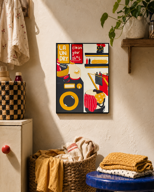 Laundry Day Art Print